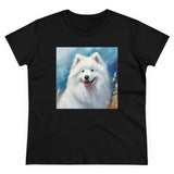 Samoyed Women's Midweight Cotton Tee