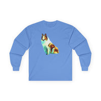 Rough Coated Collie "Ramsey" Classic Cotton Long Sleeve Tee