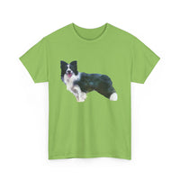 Border Collie '#1'  -  Unisex Heavy Cotton Tee