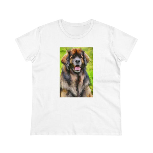 Leonberger Women's Midweight Cotton Tee