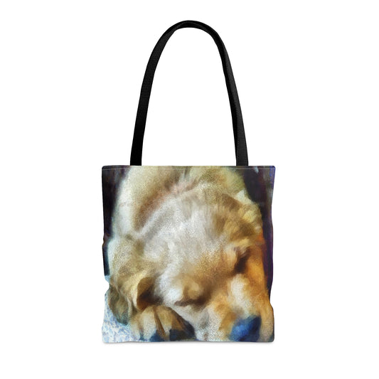 Zucko the Golden Retriever Tote Bag