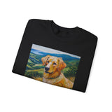 Golden Retriever Unisex 50/50 Crewneck Sweatshirt