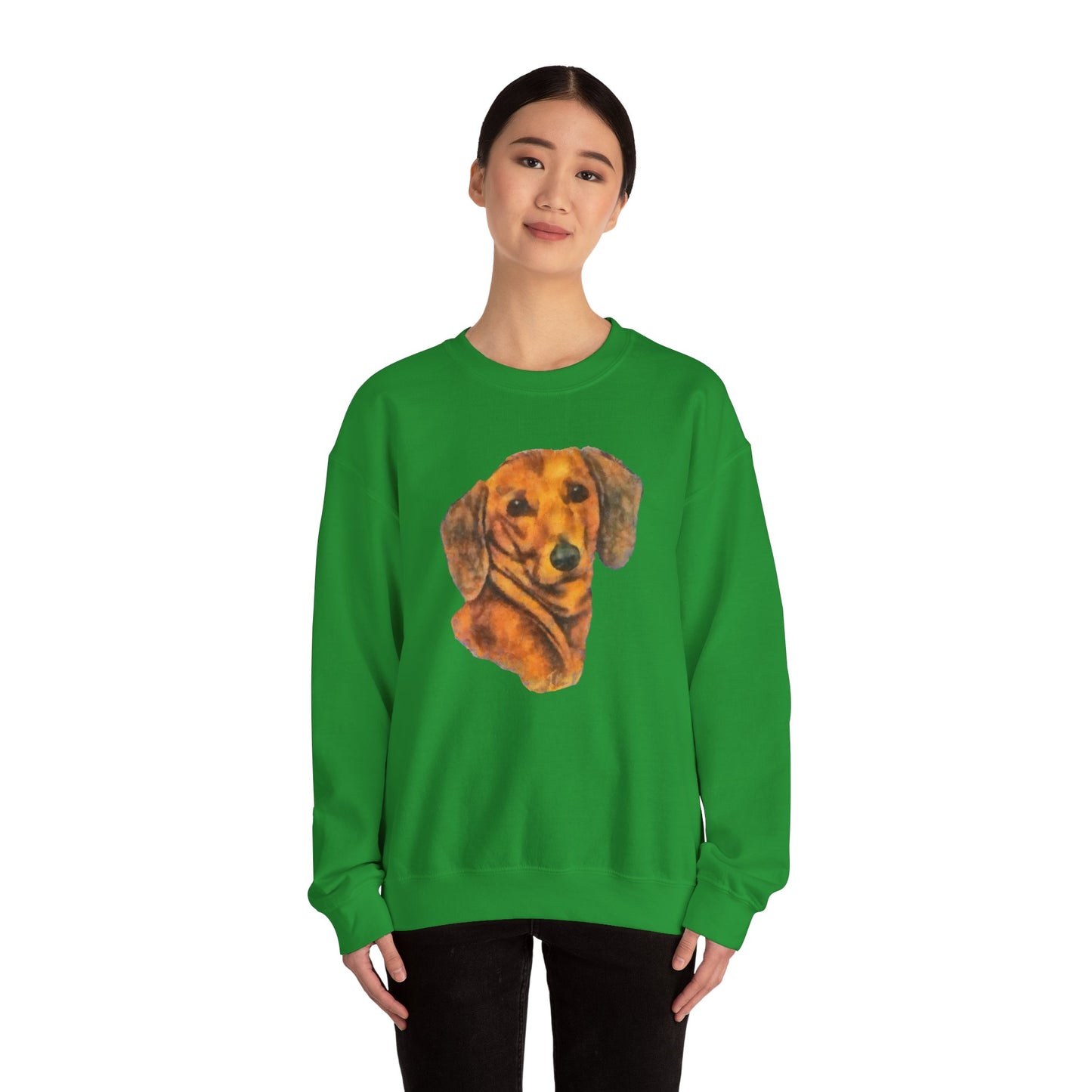 Dachshund 'Doxie #1' Unisex 50/50 Crewneck Sweatshirt