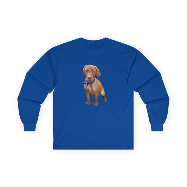 Vizsla 'Augie' Unisex Cotton Long Sleeve Tee