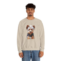 Yorkshire Terrier (Yorkie) 'Lupis' Unisex  50/50 Crewneck Sweatshirt