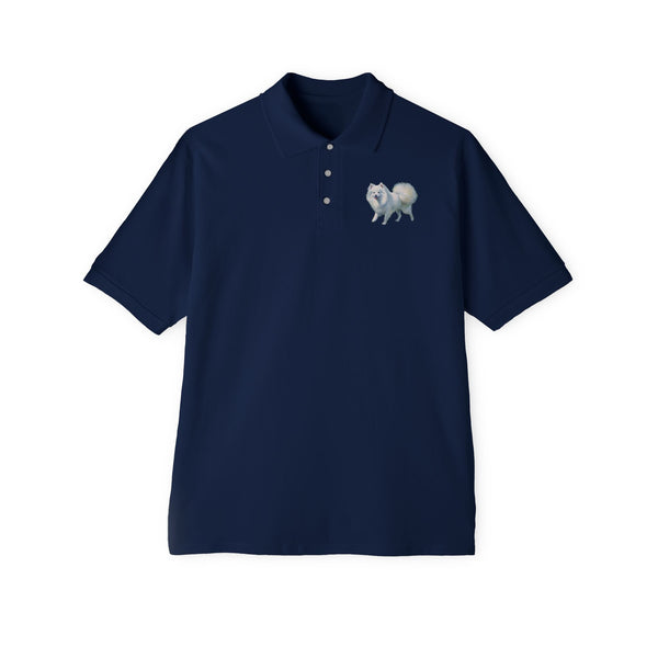 Japanese Spitz - Men's Piqué Polo Shirt