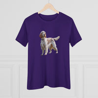 English Setter #4 - Women's Relaxed Fit Cotton Tee