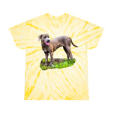 Blue Lacy Unisex Cotton Tie-Dye Tee, Cyclone