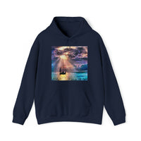 Greek Islands 'Aegean Enchantment' - Unisex 50/50 Hooded Sweatshirt