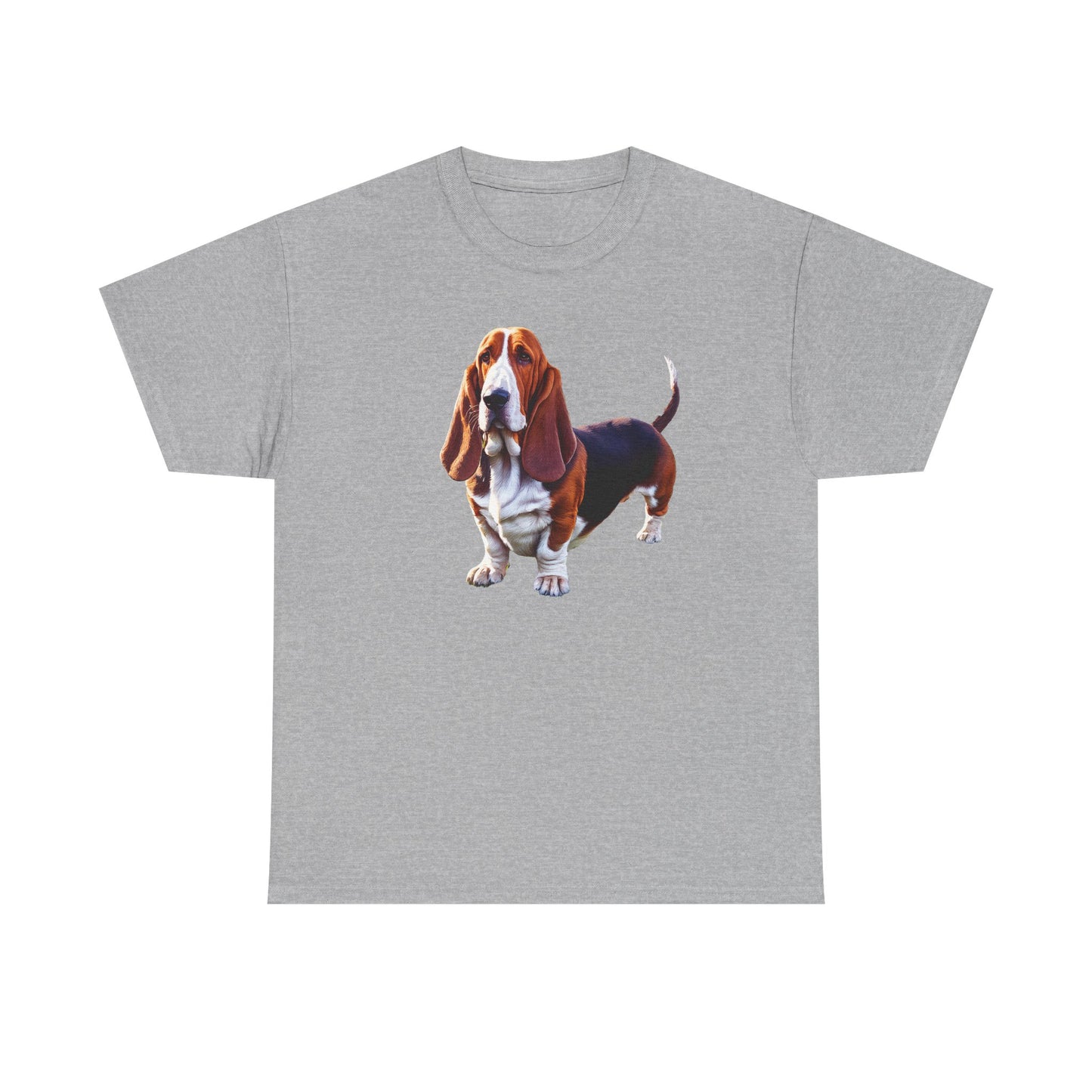 Basset Hound Unisex Heavy Cotton Tee: A Love Letter to Your Scent Hound