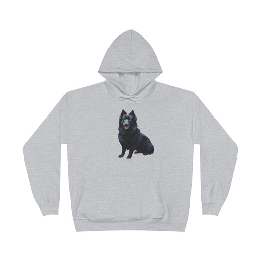 Schipperke Unisex Dog Lover Fleece Lined Hoodie
