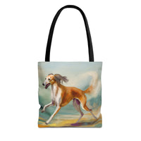 Saluki - Whimsical Dog Art Tote Bag -Perfect for Pet Lovers