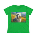 Old English Sheepdog Women's Midweight Cotton Tee
