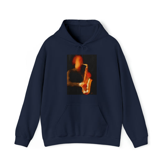 The Saxophonist - Unisex 50/50 Hoodie