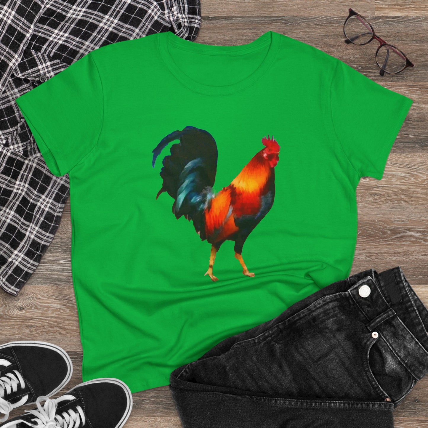 Rooster 'Silas' Women's Midweight Cotton Tee