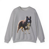 Karelian Bear Dog -- Unisex 50/50 Crewneck Sweatshirt