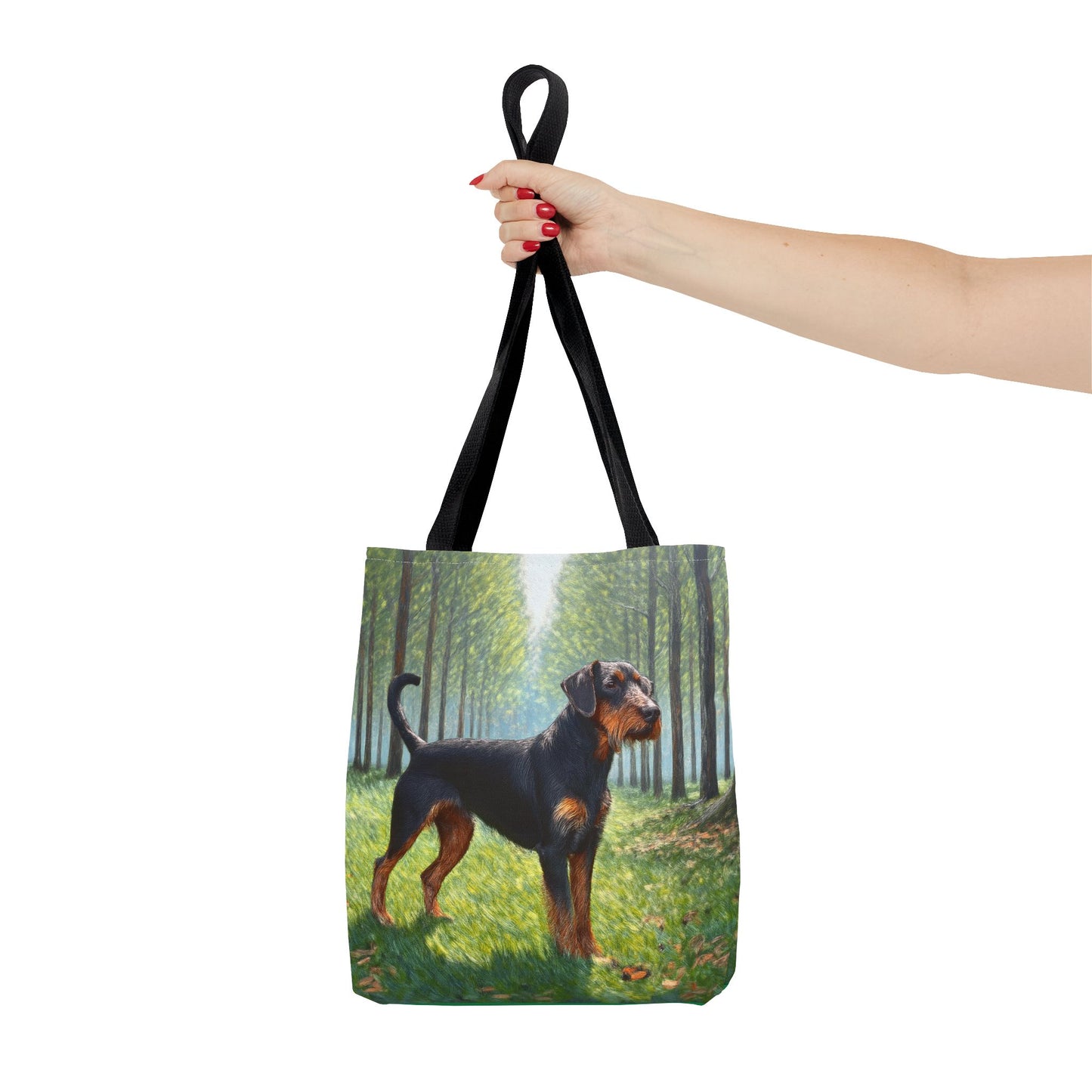 Jagdterrier Polyester Tote Bag: A Hunter's Companion