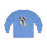 Whippet 'Simba'  Classic Cotton Long Sleeve T-Shirt