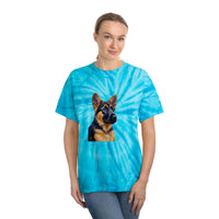 German Shepherd Puppy Classic Tie-Dye Tee, Cyclone