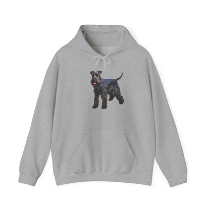 Kerry Blue Terrier 50/50 Hooded Sweatshirt
