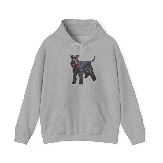Kerry Blue Terrier 50/50 Hooded Sweatshirt