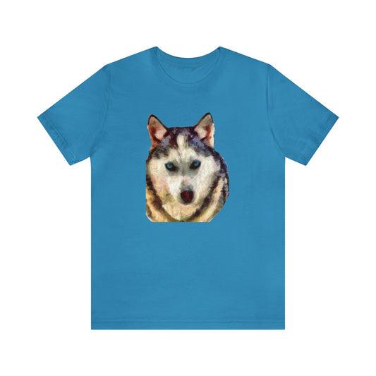 Siberian Husky 'Sacha' -  Classic Jersey Short Sleeve Tee