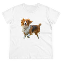 Nederlandse Kooikerhondje   Women's Midweight Cotton Tee