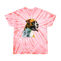 Boxer 'Cooper' Unisex Cotton Tie-Dye Tee, Cyclone