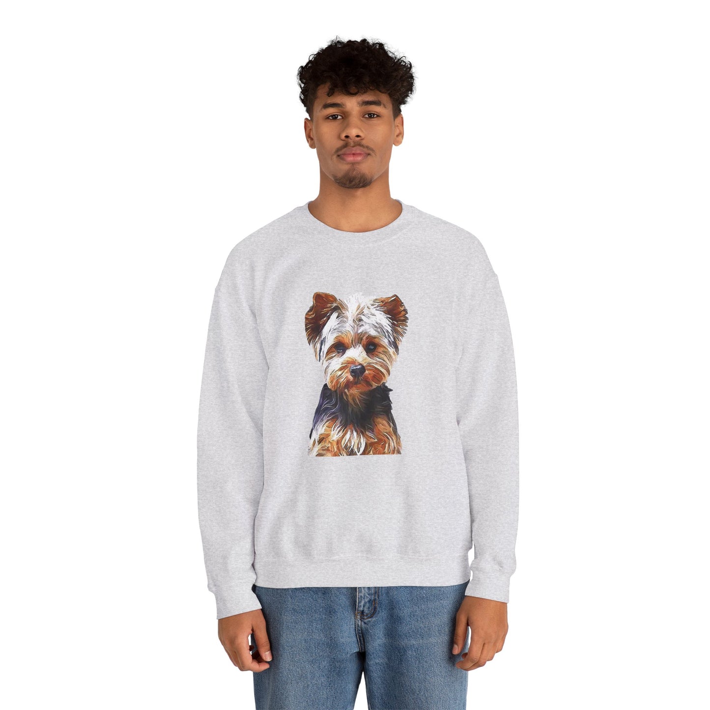 Yorkshire Terrier 'Lupis' Unisex Crewneck Sweatshirt
