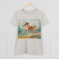 Saluki Women's Midweight Cotton Tee