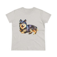 Finnish Lapphund Women's Midweight Cotton Tee