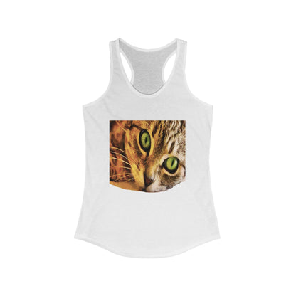 Wide-eye Cat - Women's Racerback Tank