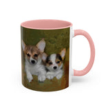 Welsh Corgies - Ceramic Accent Coffee Mug - 2 Sizes