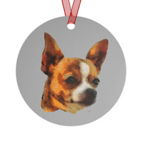 Chihuahua 'Paco' Metal Ornaments