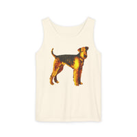 Airedale Terrier -  Unisex Relaxed Fit Ringspun Cotton Tank Top