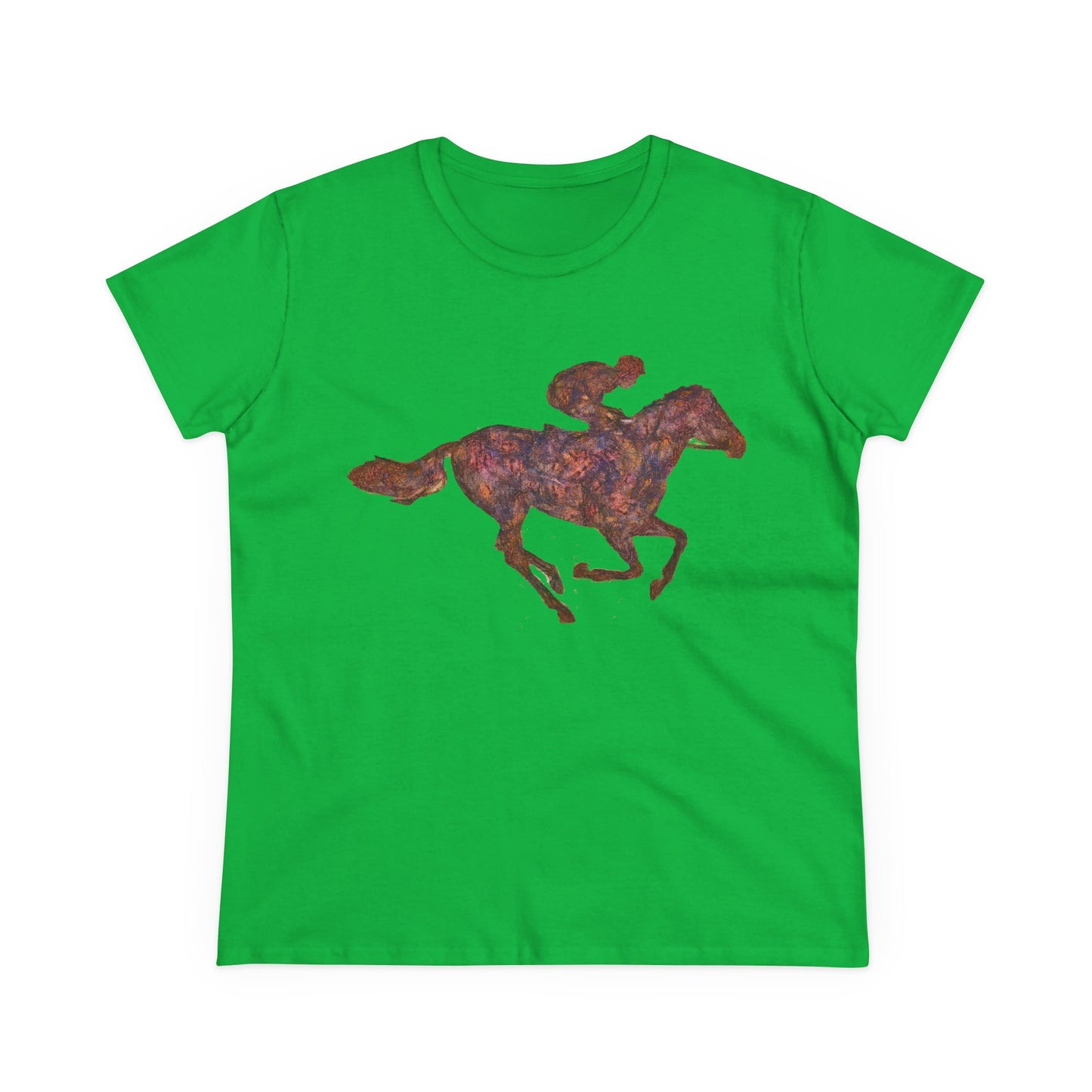 Race Horse Women's Midweight Cotton Tee