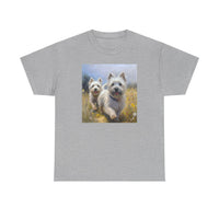 Cairn Terriers  -  Unisex Heavy Cotton Tee