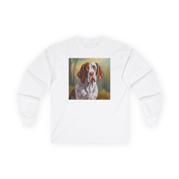 Bracco Italiano - Italian Pointer - Unisex Cotton Long Sleeve Tee