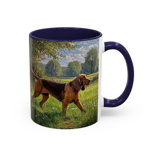 Bloodhound Ceramic Accent Coffee Mug