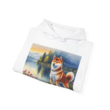 Shiba Inu Unisex 50/50 Hooded Sweatshirt