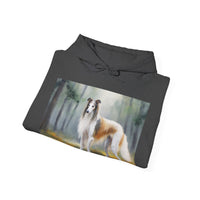 Borzoi 'Russian Wolfhound' Unisex Hooded Sweatshirt