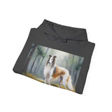Borzoi 'Russian Wolfhound' Unisex Hooded Sweatshirt