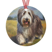 Bearded Collie Metal Ornaments: Celebrate Your Favorite Breed