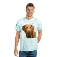 Chesapeake Bay Retriever Unisex Tie-Dye Tee, Cyclone