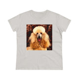 Poodle Women's Midweight Cotton Tee