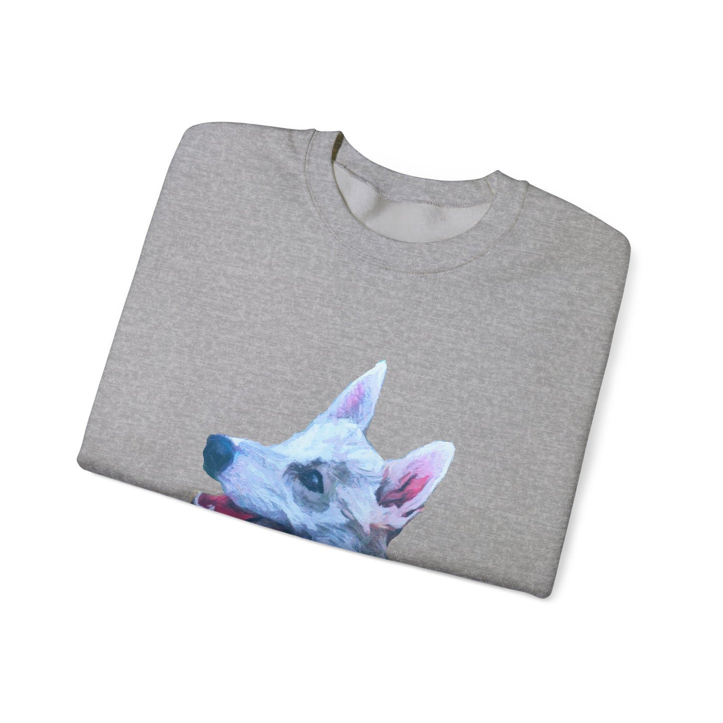 Norwegian Buhund Unisex 50/50 Crewneck Sweatshirt