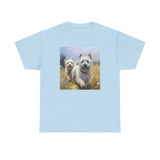 Cairn Terriers  -  Unisex Heavy Cotton Tee