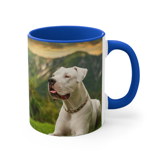 Dogo Argentino 11oz Ceramic Accent Mug