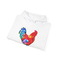 Rooster 'Craw' Unisex 50/50 Hoodie: Your Cozy Companion