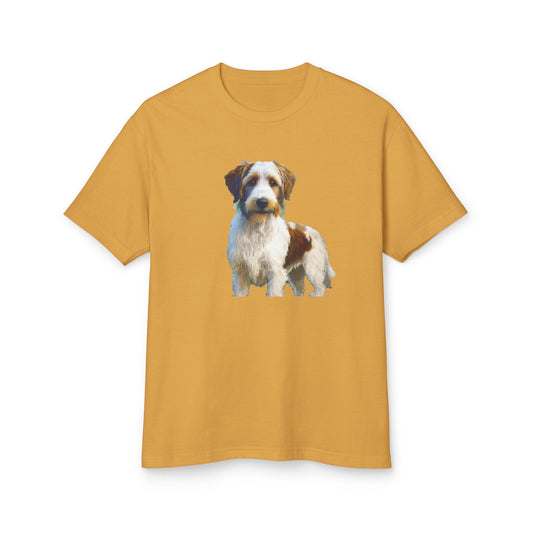 Kromfohrländer Unisex Relaxed Fit Garment-Dyed Heavyweight Cotton Tee